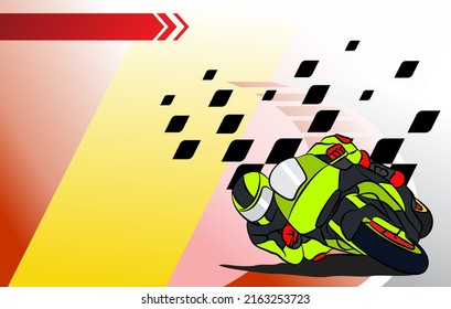 Motor racing sports background vector illustration design for flyer banners and others