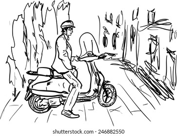 motor scooter