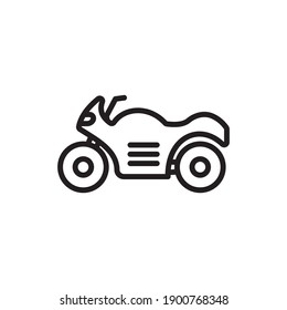 Motorroller Symbol in Vektorgrafik. Logotyp