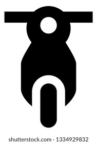 Motor Scooter Vector Icon