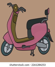 Vector de motocicleta, motocicleta ligera