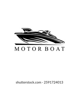 motor ship logo design, vector, silhouette, transportation, motor ship, background, vehicle, sailboat, sail, transportation, icon, transport, speed, sign, illustration, travel, boat, isolated, marine