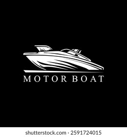 motor ship logo design, vector, silhouette, transportation, motor ship, background, vehicle, sailboat, sail, transportation, icon, transport, speed, sign, illustration, travel, boat, isolated, marine