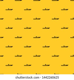 Motor speed boat pattern seamless vector repeat geometric yellow for any design