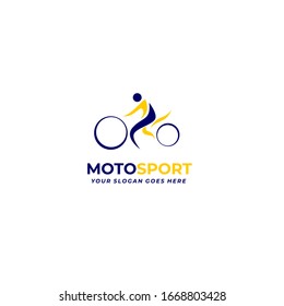 Motor sport logo template for your activities