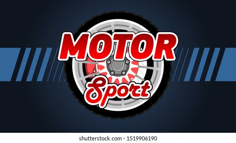 motor sport vector template, beautiful background for automotive theme