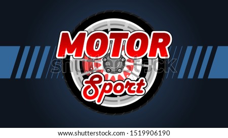 motor sport vector template, beautiful background for automotive theme