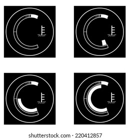 Motor Temperature Icons
