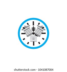 Motor Time Logo Icon Design