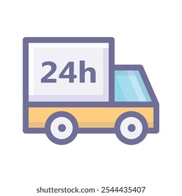 motor transport freight vectors icon