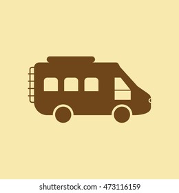 Motor Van Icon.