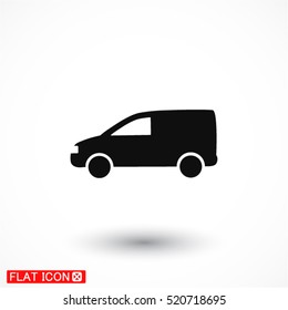 Motor Van. Vector icon EPS 10.