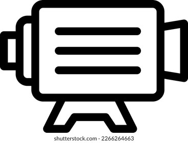 ilustración del vector motor en un fondo transparente. Símbolos de calidad superior. Iconos vectoriales de línea delgada para el diseño de conceptos y gráficos. 
