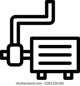 motor Vector illustration on a transparent background. Premium quality symmbols. Thin line vector icons for concept and graphic design. 
