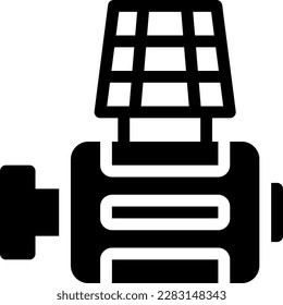 motorische Vektorgrafik auf transparentem Hintergrund. Hochwertige Symbole. Glyphen Vektorsymbole für Konzept und Grafikdesign. 

