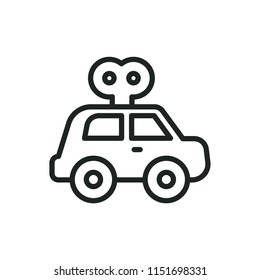 motor vehicle present vector icon