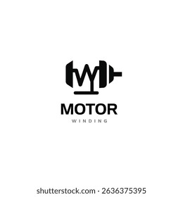 Motor Winding Logo - W Logo