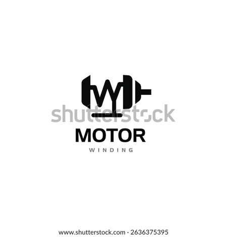 Motor Winding Logo - W Logo