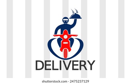  motorbike, cuisine, logo design, food and drink, delivering, food vector, restaurant logo