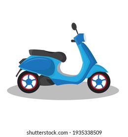 motorbike flat icon illustration of vector graphic