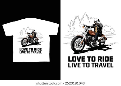 motorbike front view t shirt design template style