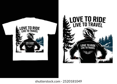 motorbike front view t shirt design template style