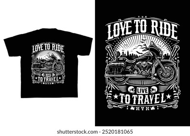 motorbike front view t shirt design template style