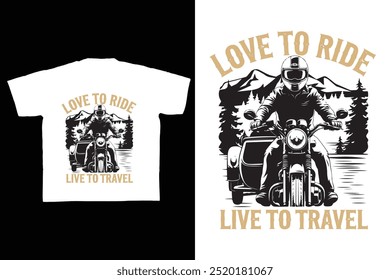 motorbike front view t shirt design template style