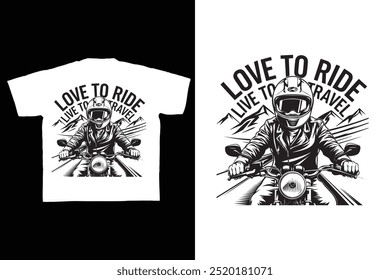 motorbike front view t shirt design template style