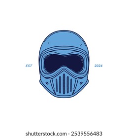 Motorbike Helmet Vector Image, Helm Symbol Image, Headgear Helmet Clip Art Image, Motorcycle Helm Line Art Drawn Vector.