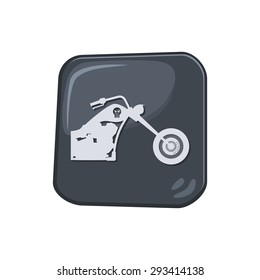 motorbike icon button
