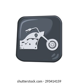 motorbike icon button