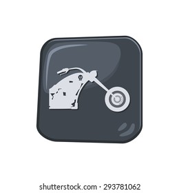 motorbike icon button