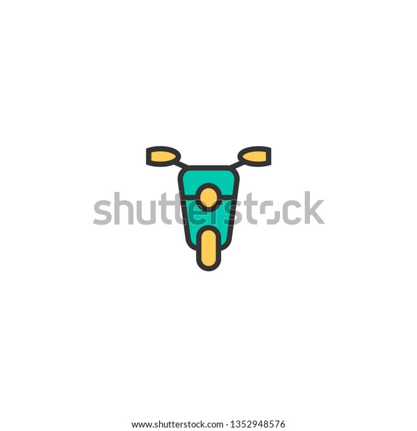 Motorbike icon design. Transportation icon\
vector illustration