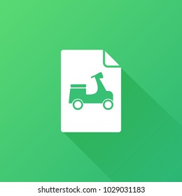 motorbike icon for drive