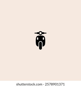 Motorbike icon flat vector design.