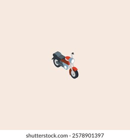 Motorbike icon flat vector design.