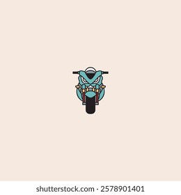 Motorbike icon flat vector design.