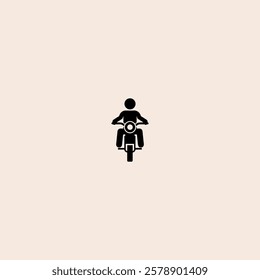 Motorbike icon flat vector design.