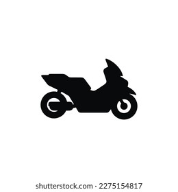 Motorbike icon isolated on white background