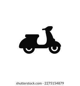 Motorbike icon isolated on white background