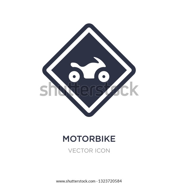 motorbike icon on white background. Simple\
element illustration from Transport concept. motorbike sign icon\
symbol design.