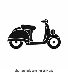 Motorbike icon in simple style isolated vector illustration