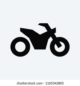 Motorbike icon vector