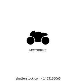 motorbike icon vector black design