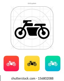 Motorbike icon. Vector illustration.
