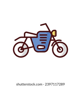 Motorbike icon vector stock illustration