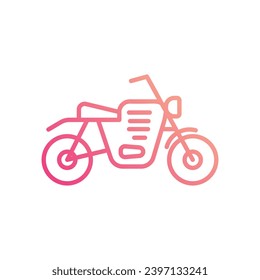 Motorbike icon vector stock illustration