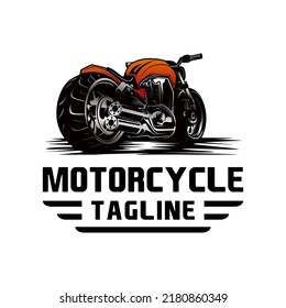 motorbike illustration design in sport motorbike style
for a sports motorcycle logo.