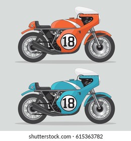 Motorbike illustration, tee shirt graphics, vectors, typography